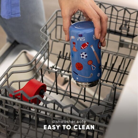 Kids Summit Water Bottle with Straw Lid | 14oz Stainless Steel Cup Insulated Tum - Picture 2 of 7